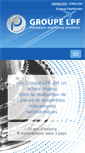 Mobile Screenshot of groupe-lpf.com